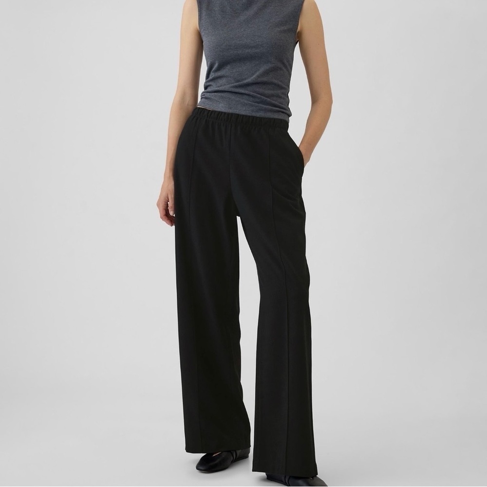 GAP Black Wide-Leg Women's Trousers Size 10R